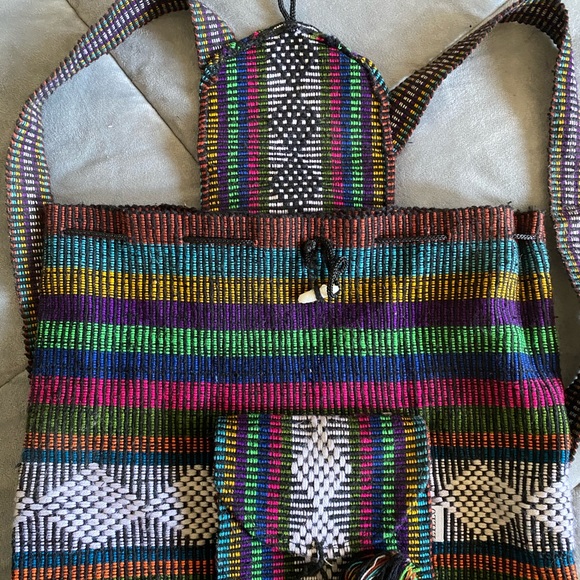 Serape Drawstring Backpack - Picture 2 of 6